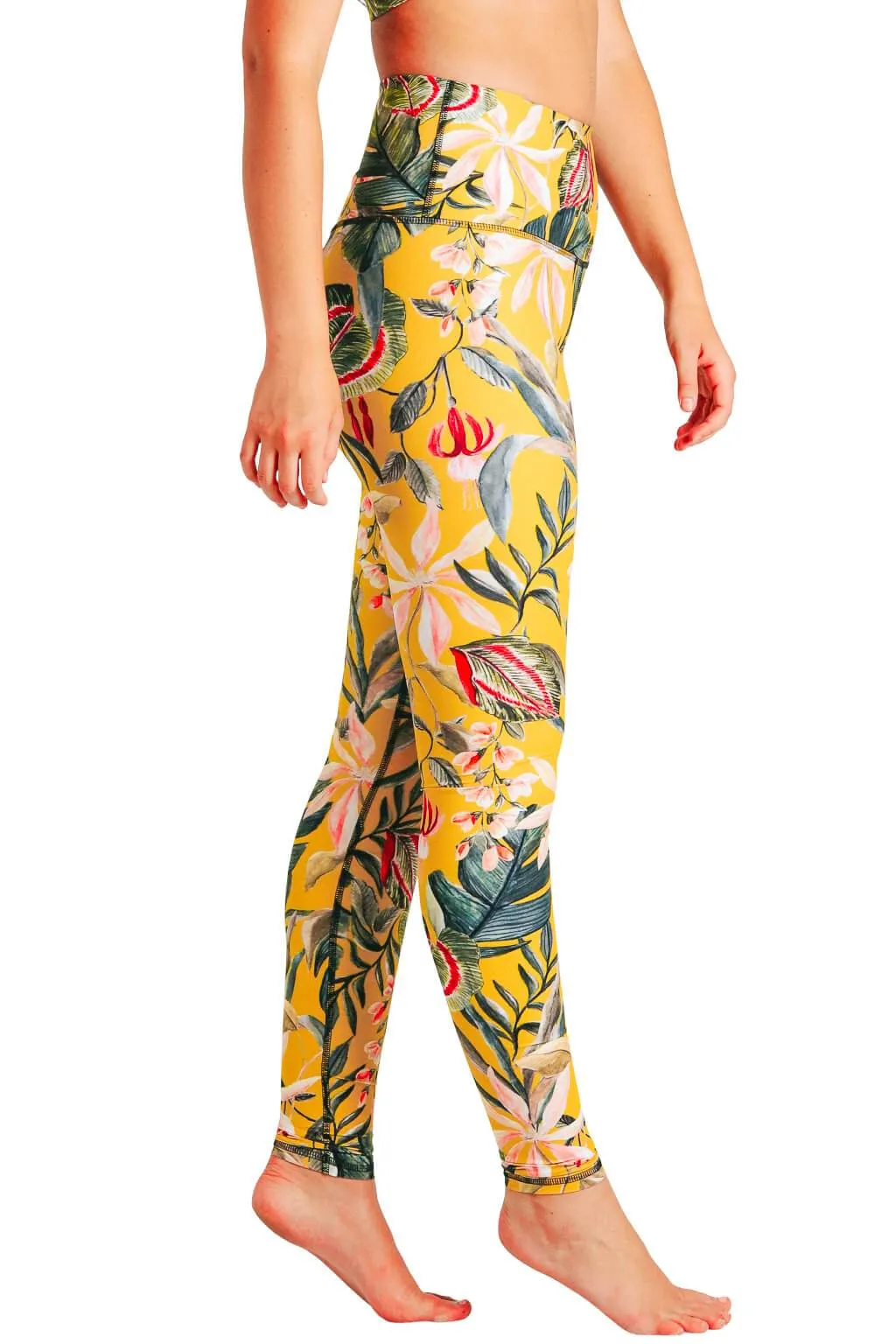 Curry Up Printed Yoga Leggings