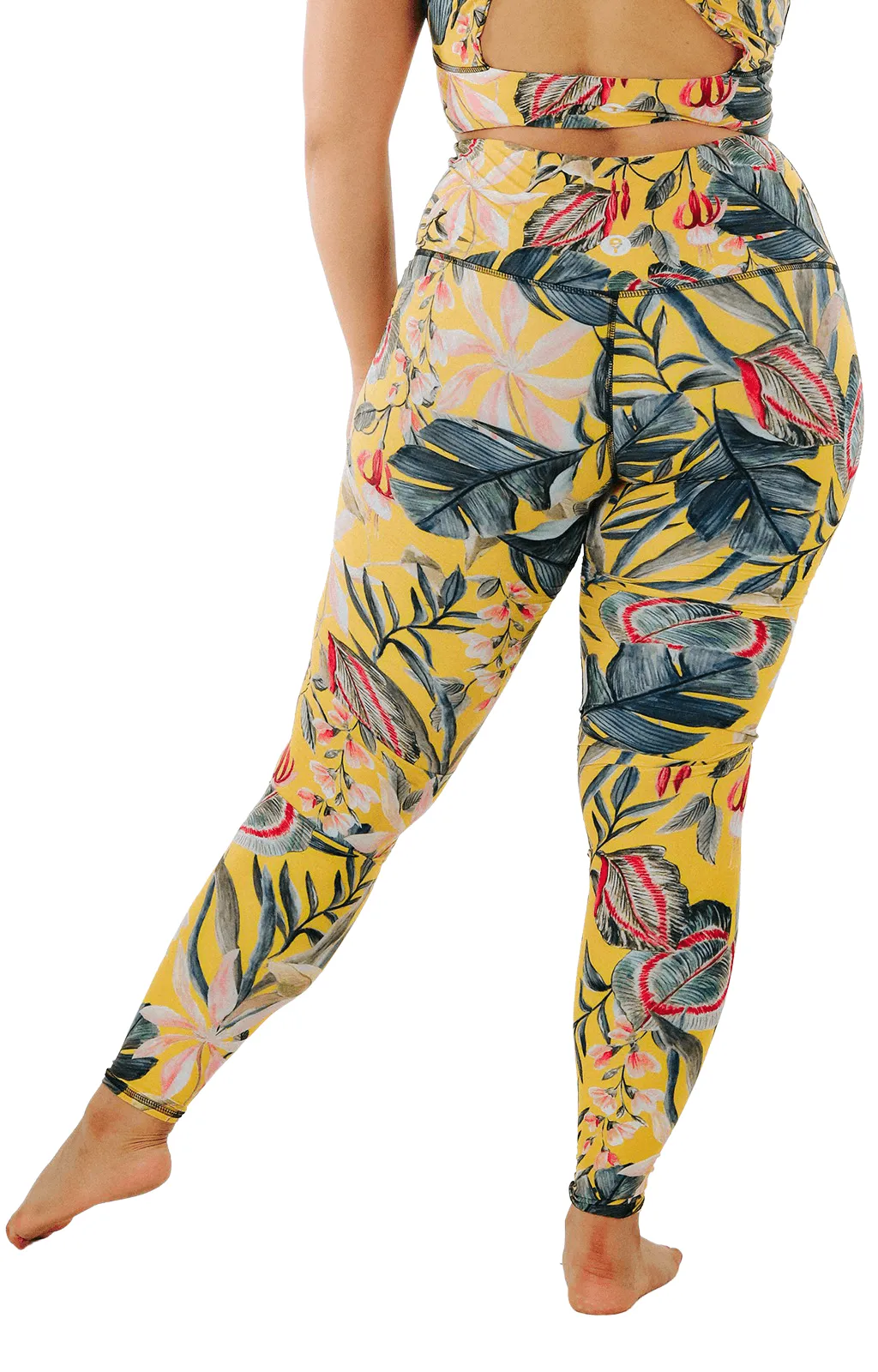 Curry Up Printed Yoga Leggings