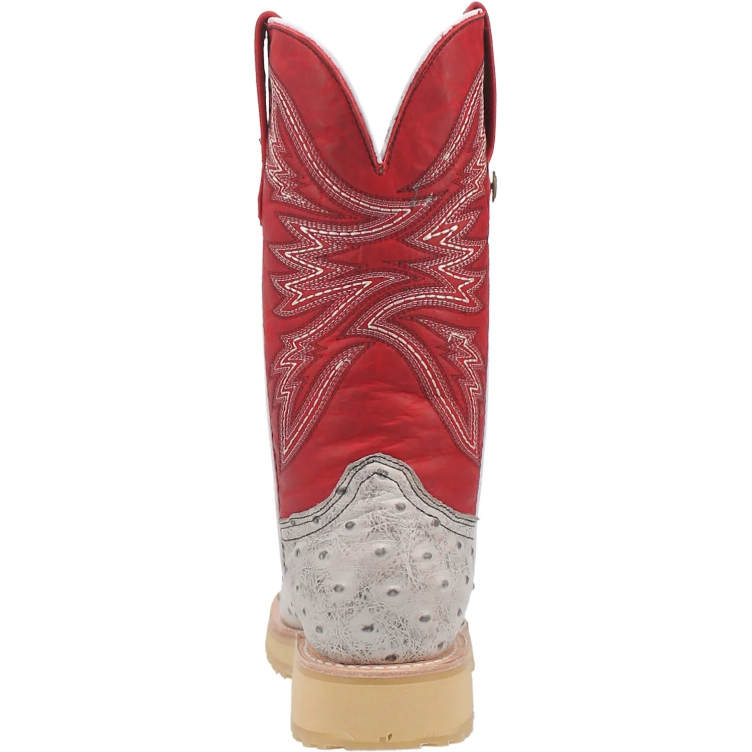 Dingo Mens Kiwi White Leather Cowboy Boots