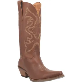 Dingo Womens Out West Brown Suede Cowboy Boots