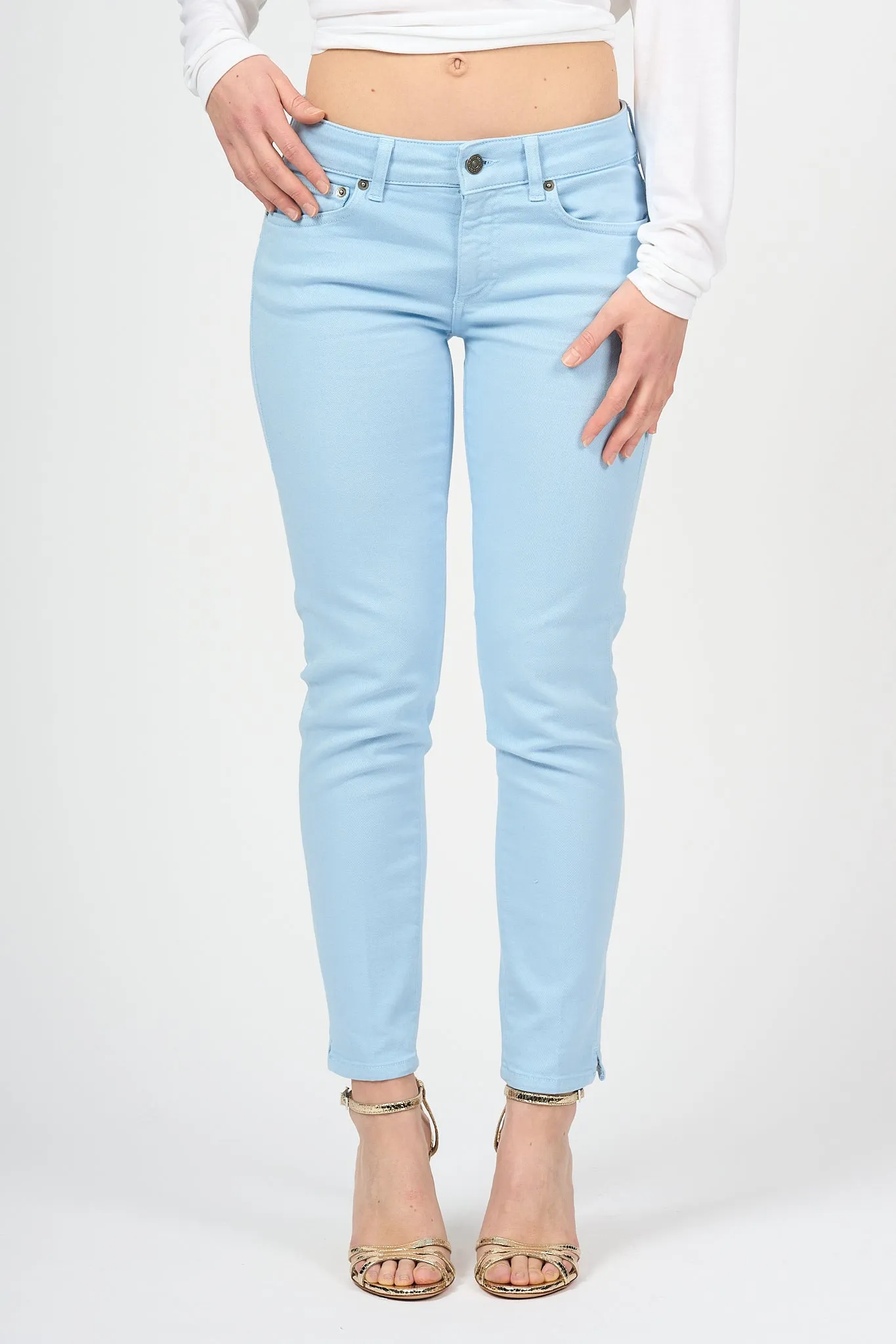 Dondup Jeans Rose Azzurro Donna