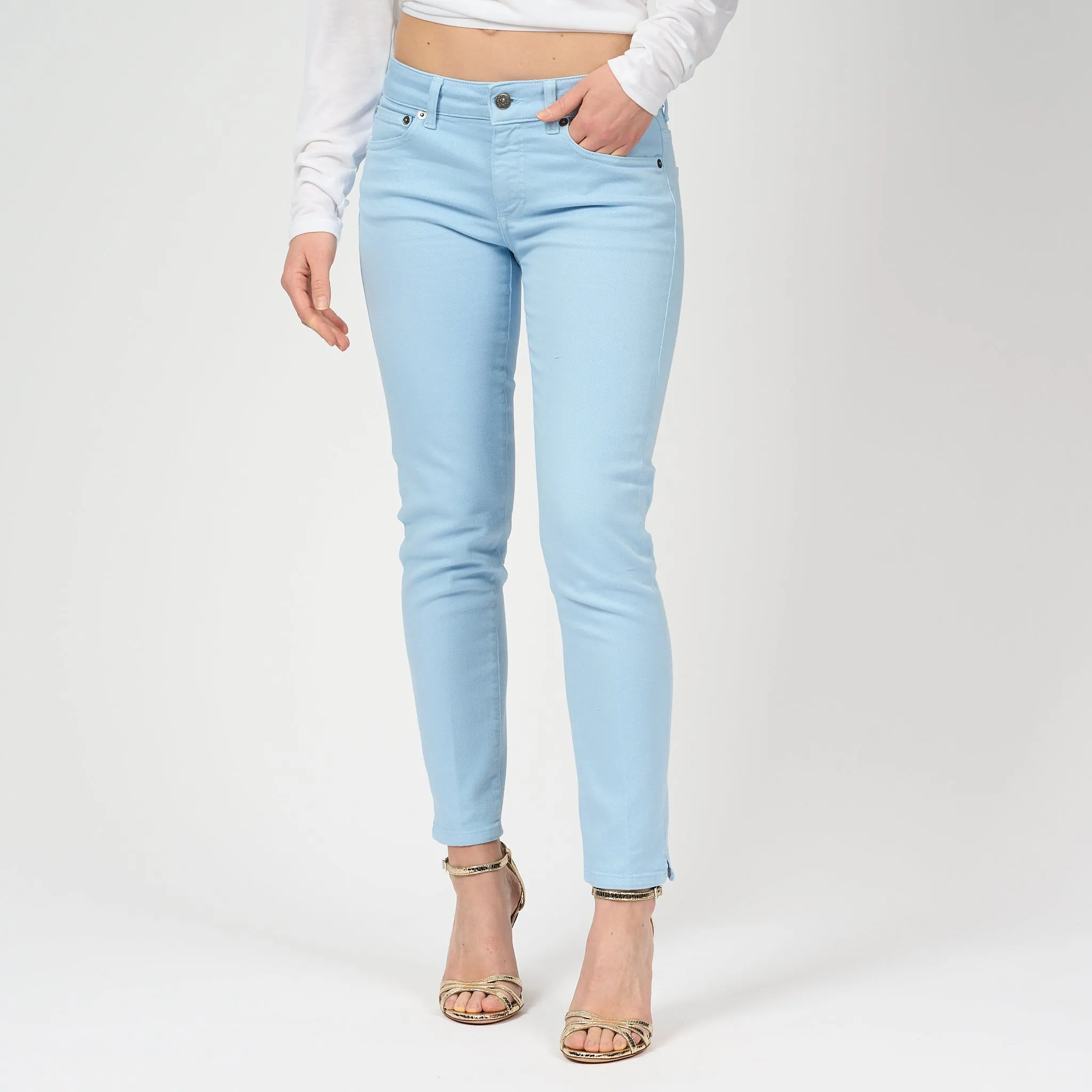 Dondup Jeans Rose Azzurro Donna