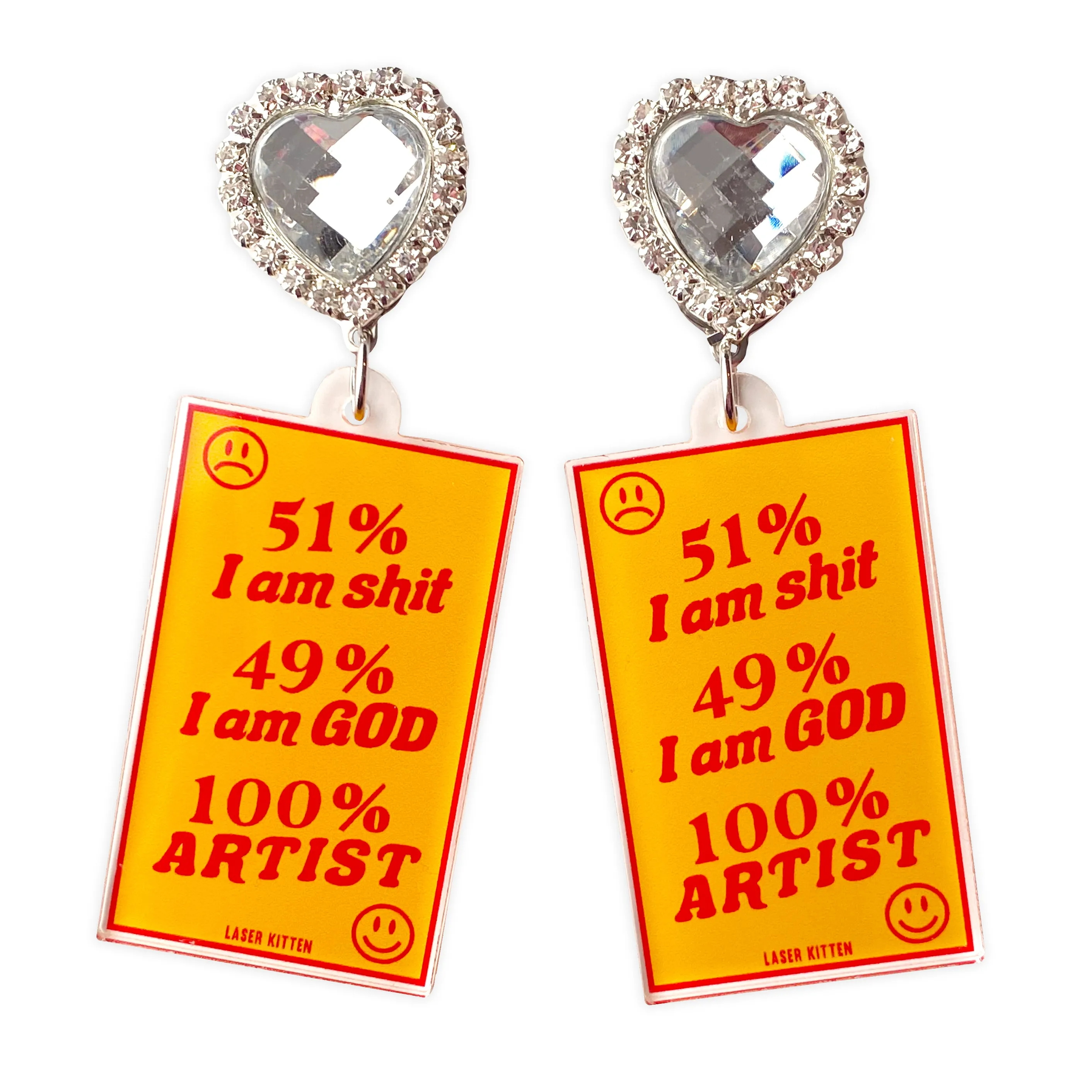 Egomaniac Charm Earrings