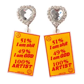 Egomaniac Charm Earrings