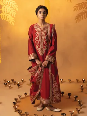 Faiza Faisal Signature Festive Pret Jacquard Cotton 3Pc Suit - Gina