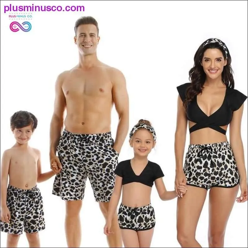 Family Matching Outfit Swimwear Women Swimsuit Mother