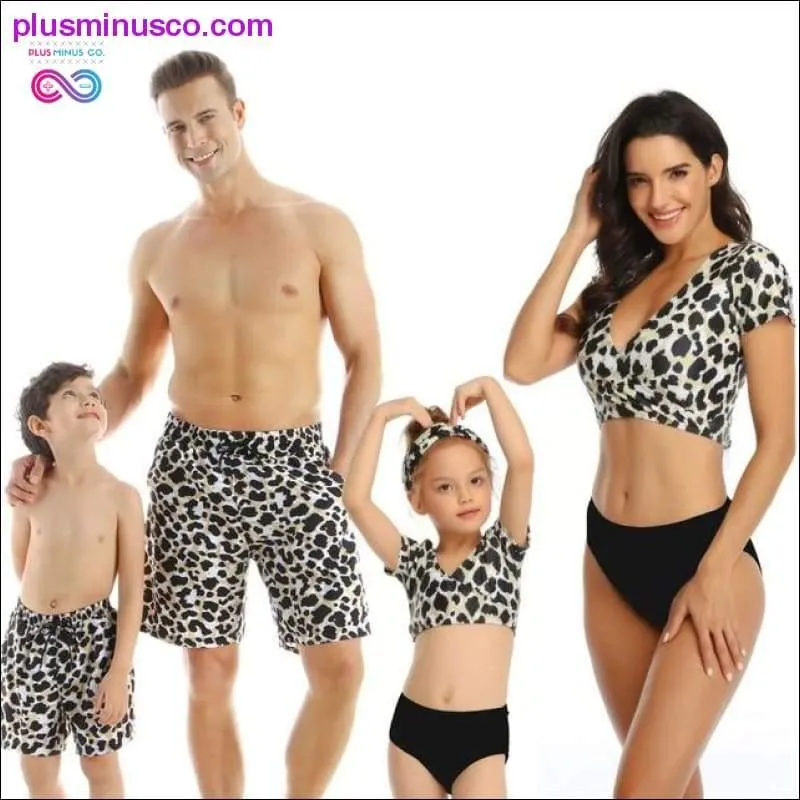 Family Matching Outfit Swimwear Women Swimsuit Mother