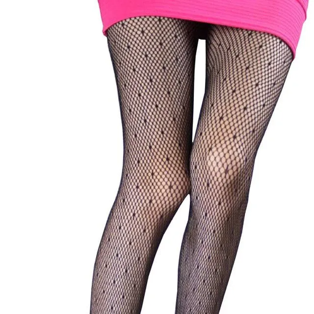 Feitong Bodystockings Stockings Sexy Woman Dot Fish Net Pantyhose Sexy Lingerie Fishnet Stockings Calze Lunghe Donna#121 SM6