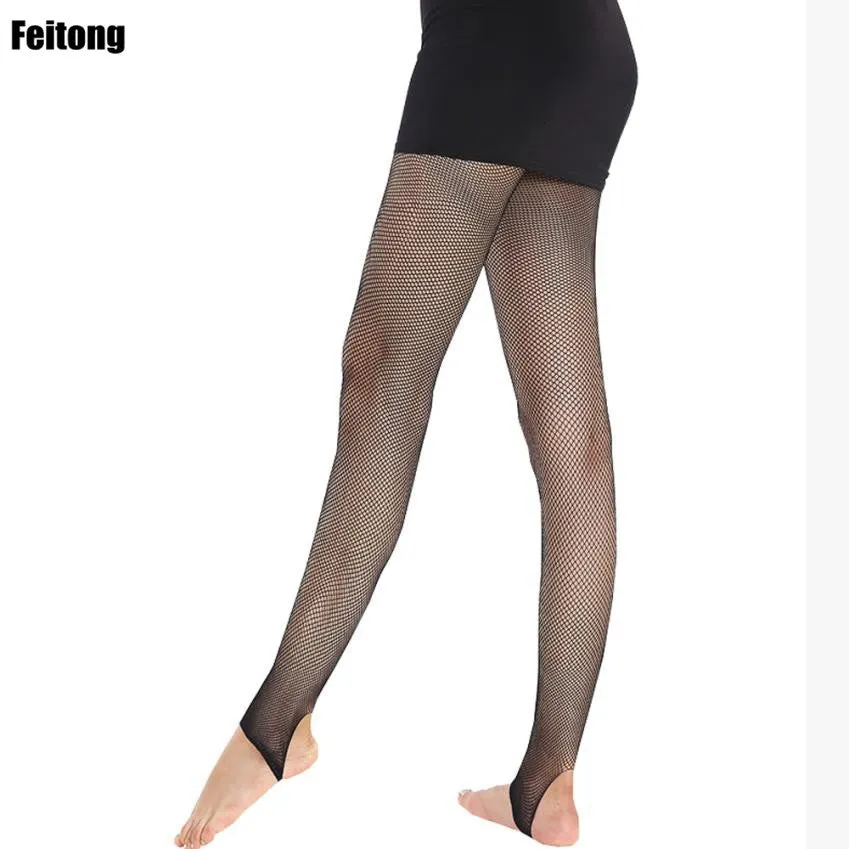 Feitong Tights Mesh Thigh High Stocking Fishnet Bodystockings Over The Knee Pantyhose Collant Femme#121 SM6