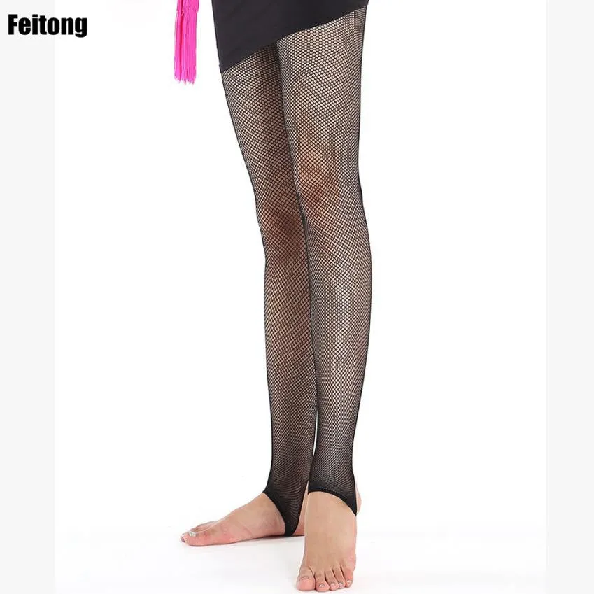 Feitong Tights Mesh Thigh High Stocking Fishnet Bodystockings Over The Knee Pantyhose Collant Femme#121 SM6