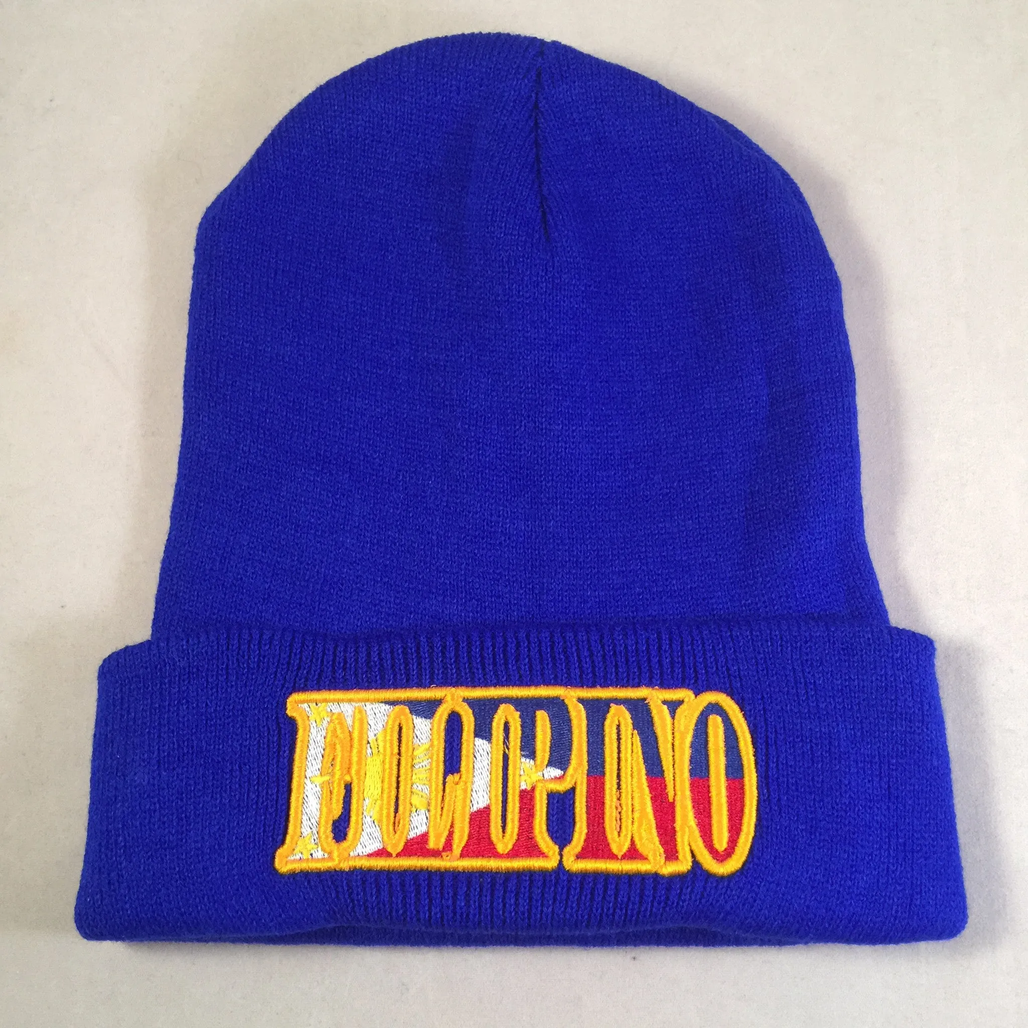 FILIPINO FLAG RED & BLUE BEANIES