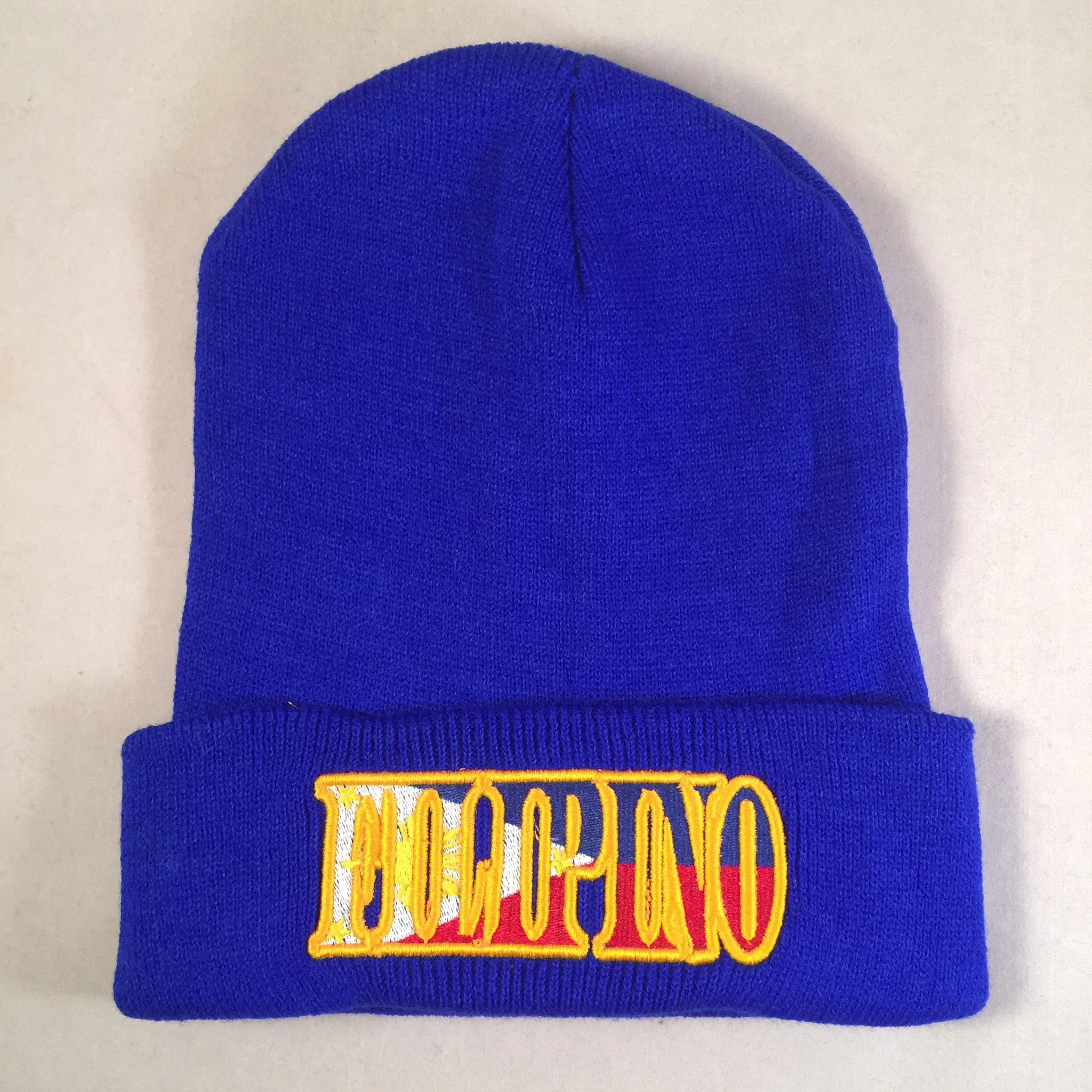 FILIPINO FLAG RED & BLUE BEANIES