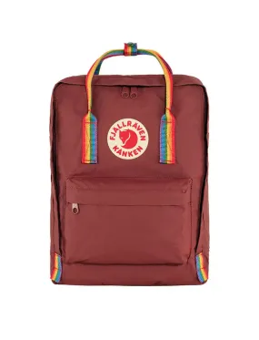 Fjallraven Kanken Classic Backpack Ox Red / Rainbow Pattern