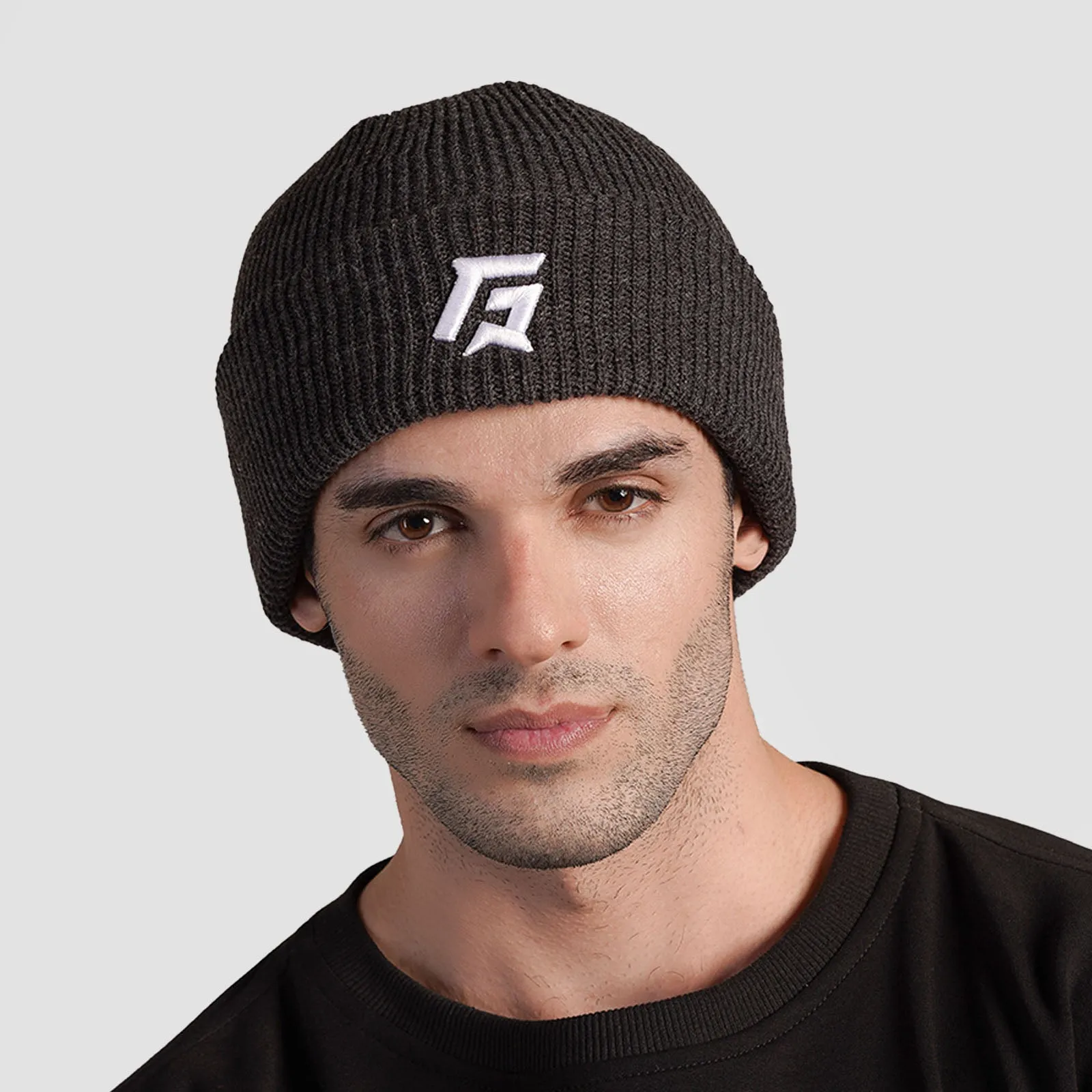 GA Plush Beanie (Charcoal)