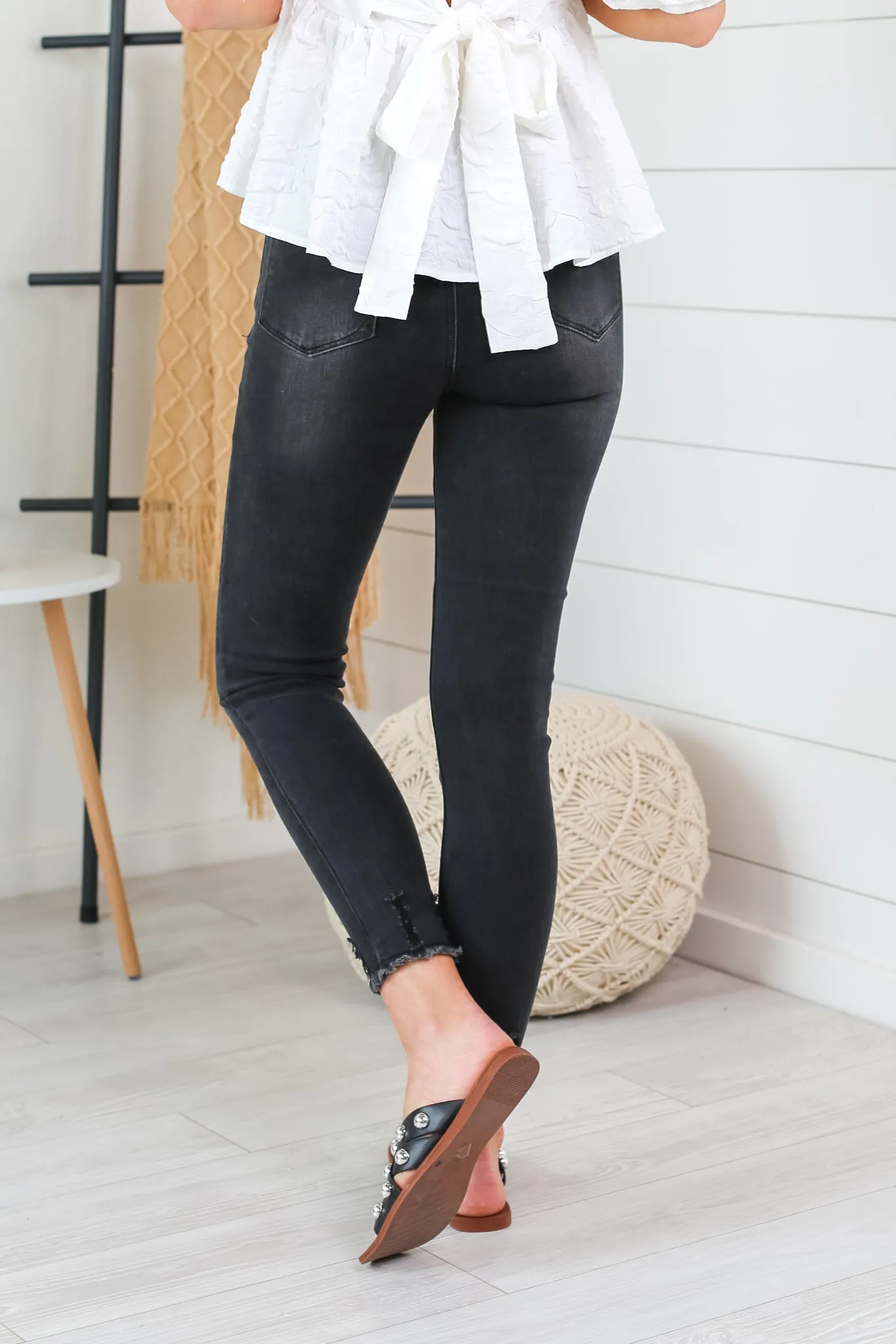 Genie High Rise Ankle Skinny