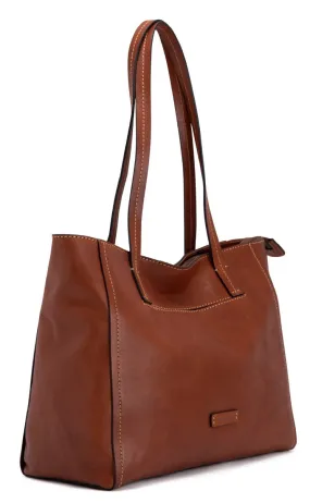 Gianni Conti 913442 Leather Shoulder Bag