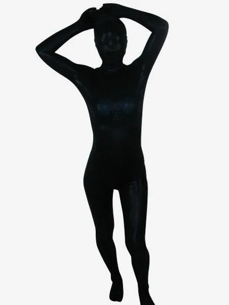 Halloween Morph Suit Black Lycra Spandex Zentai Suit