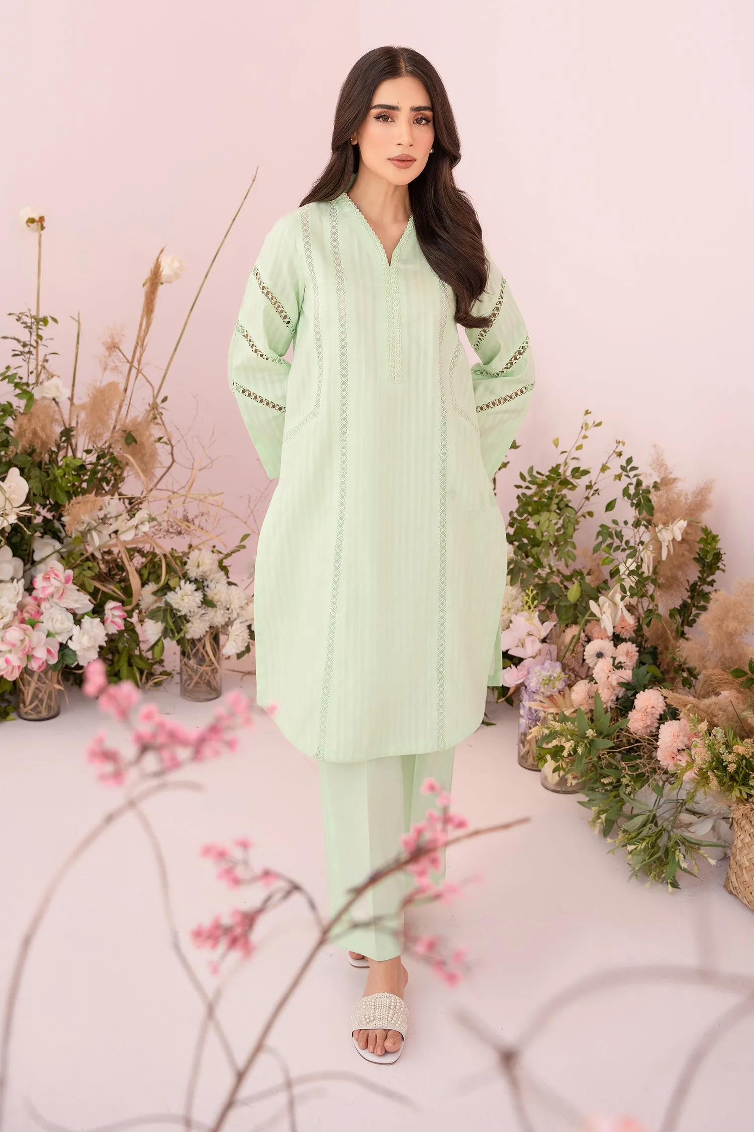 HANA Sunshine Sartorial Stitched Summer Solids 3Pc Suit - Tawny