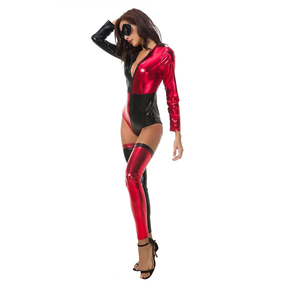 Harley Quinn cosplay cos Cosplay Costume Outfits Halloween Carnival Suit