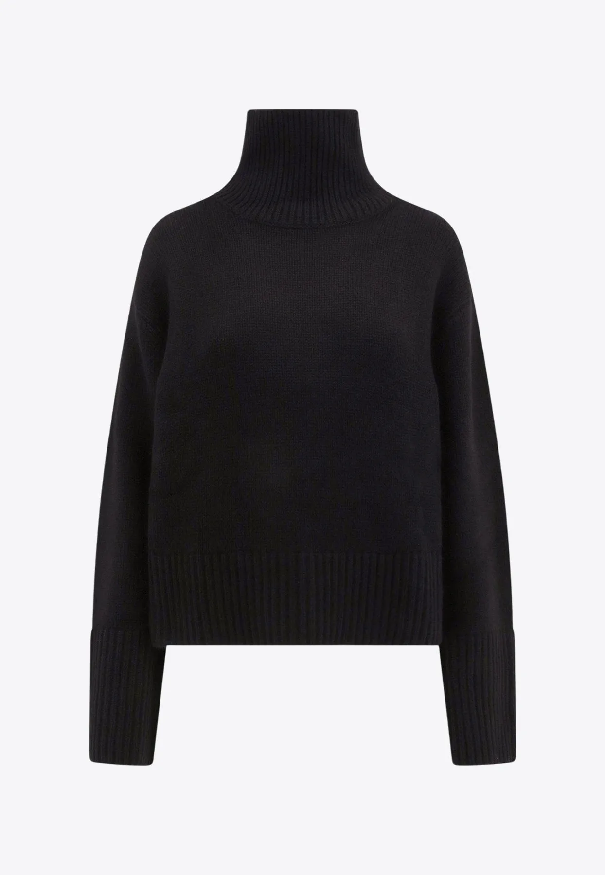 High-Neck Cashmere Sweater