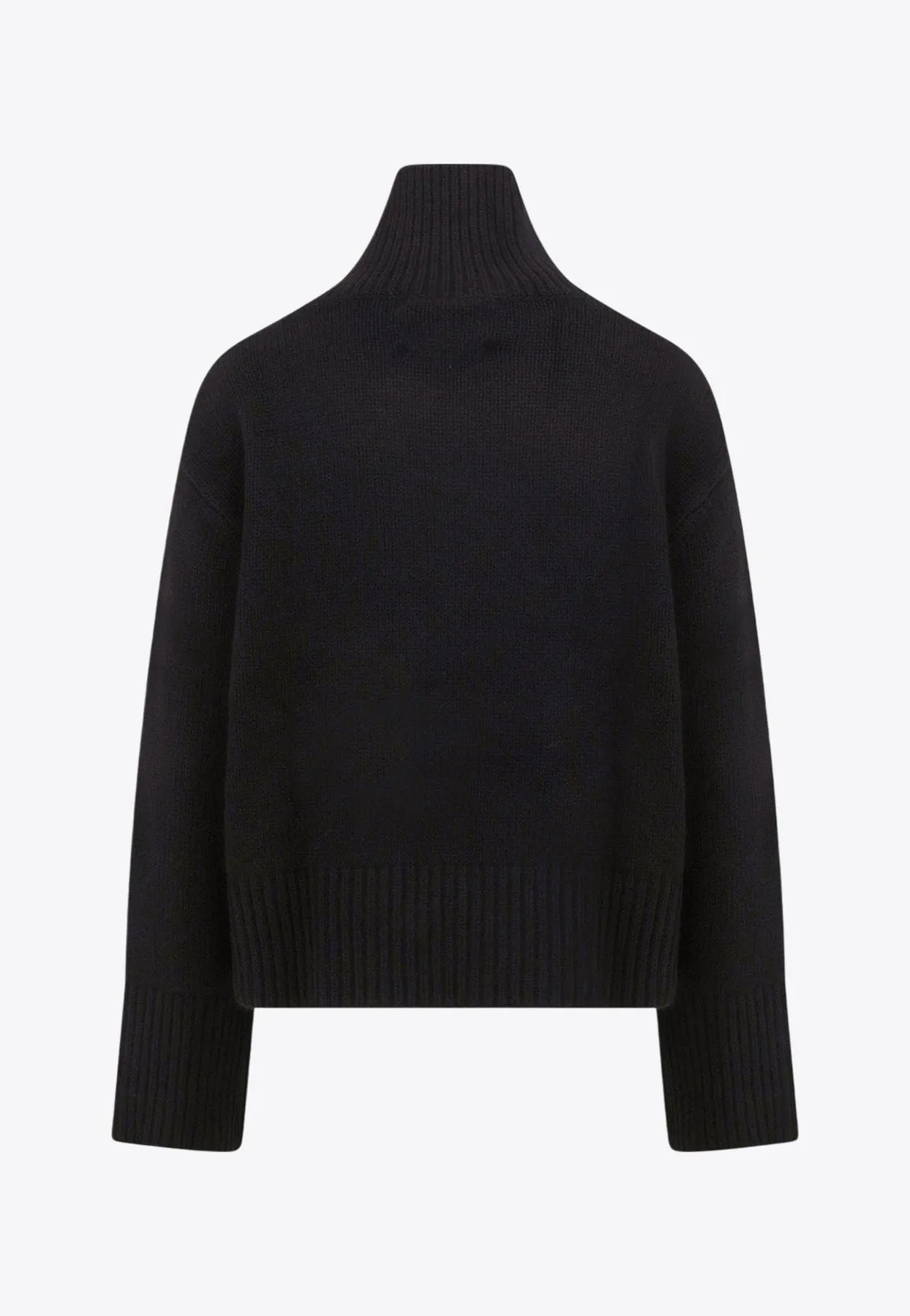 High-Neck Cashmere Sweater