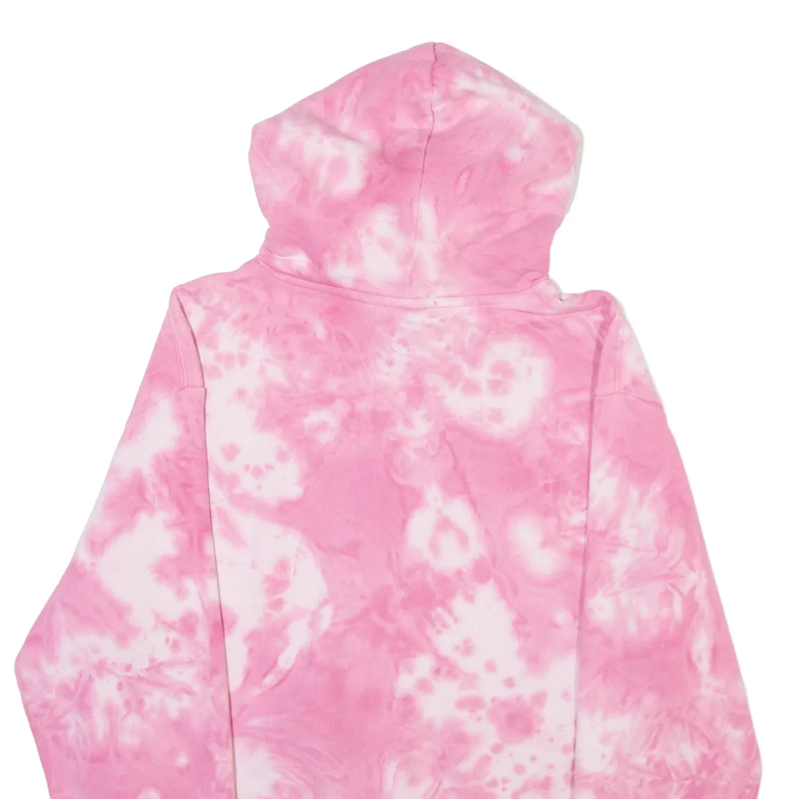 H&M Pink Panther Tie Dye Relaxed Fit Womens Pink Hoodie M