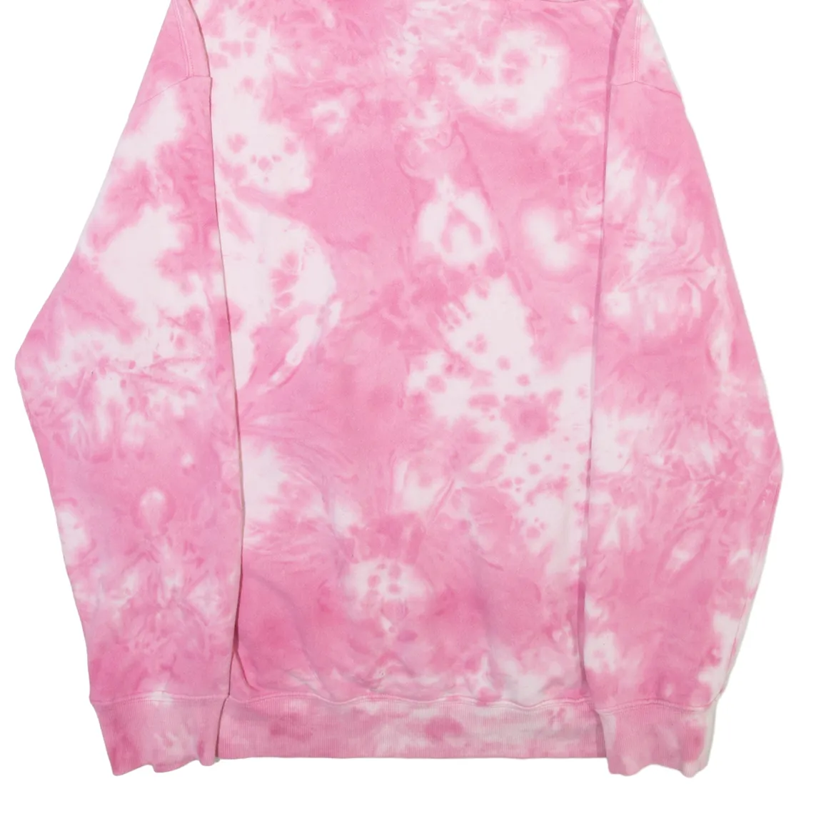 H&M Pink Panther Tie Dye Relaxed Fit Womens Pink Hoodie M