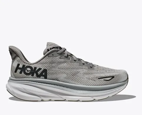 Hoka Men’s Clifton 9 Running Shoes-Harbor Mist/Black