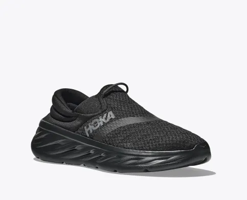 Hoka Men’s Ora Recovery 2 Shoes-Black/Black