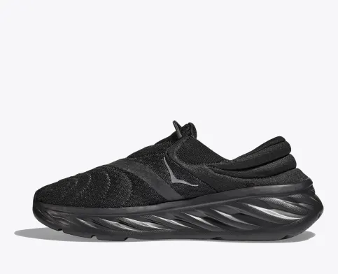 Hoka Men’s Ora Recovery 2 Shoes-Black/Black