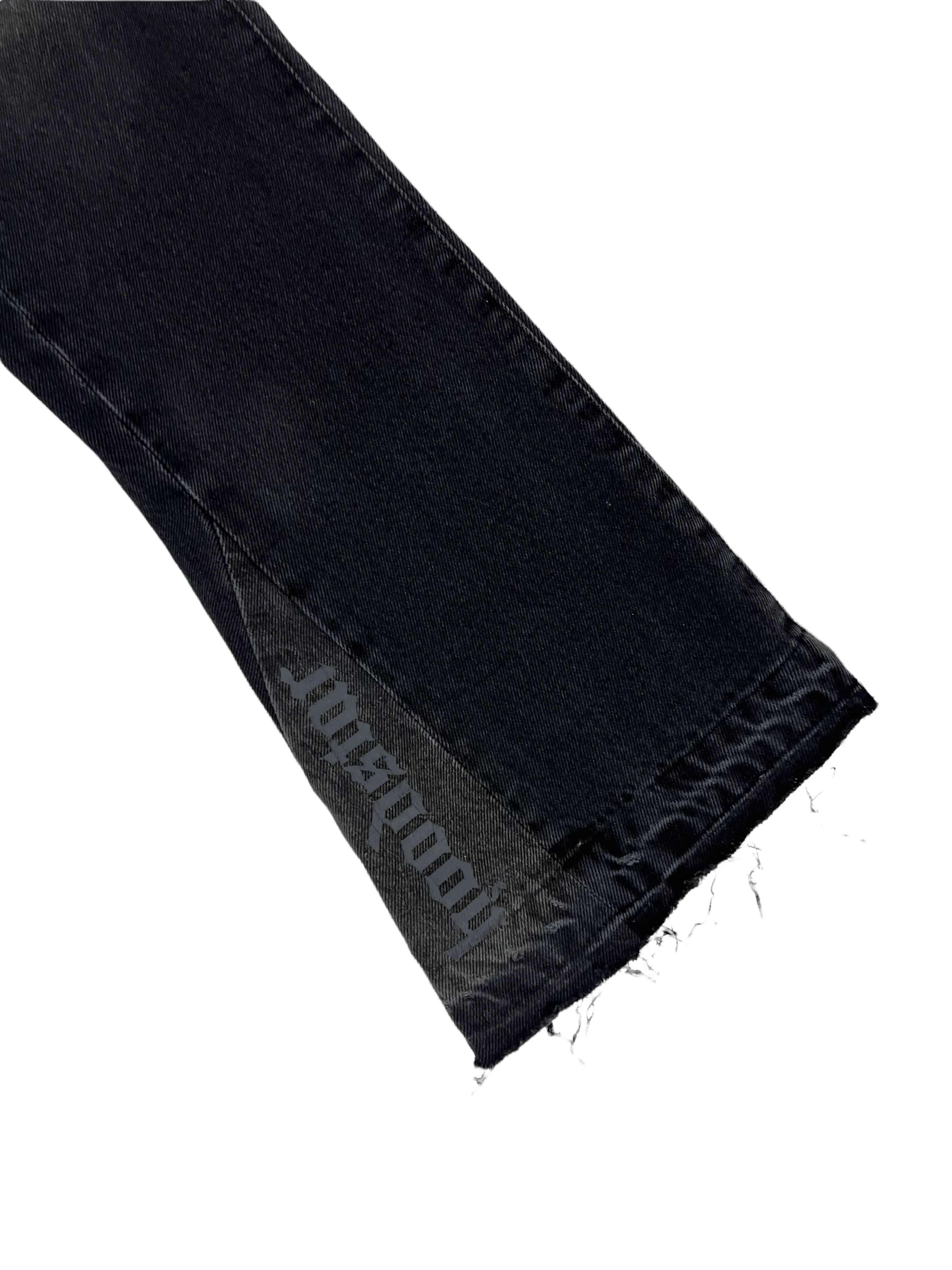 Hoodstar Black Flared Denim