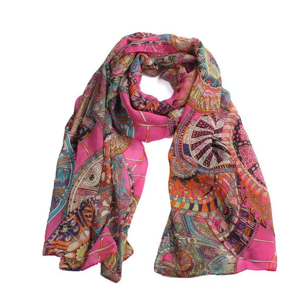 Hot Sale    Style 150*63cm Scarf Womans Scarfs Fashionable Chiffon Shawl Aand Scarves foulard femme YLYL GS