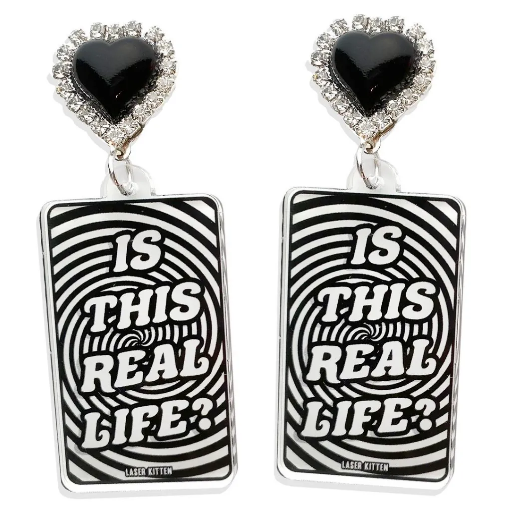 Is This Real Life Charm Earrings