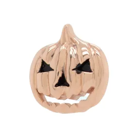 Jack O Lantern Threaded End in Gold