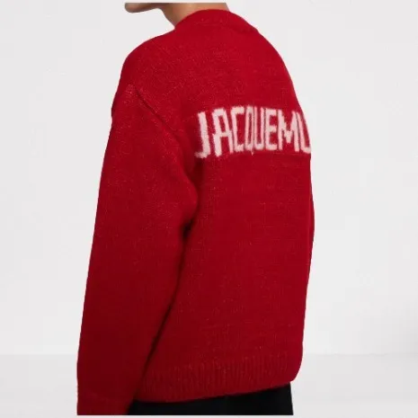 JACQUEMUS  |Crew Neck Casual Style Unisex Wool Rib Blended Fabrics