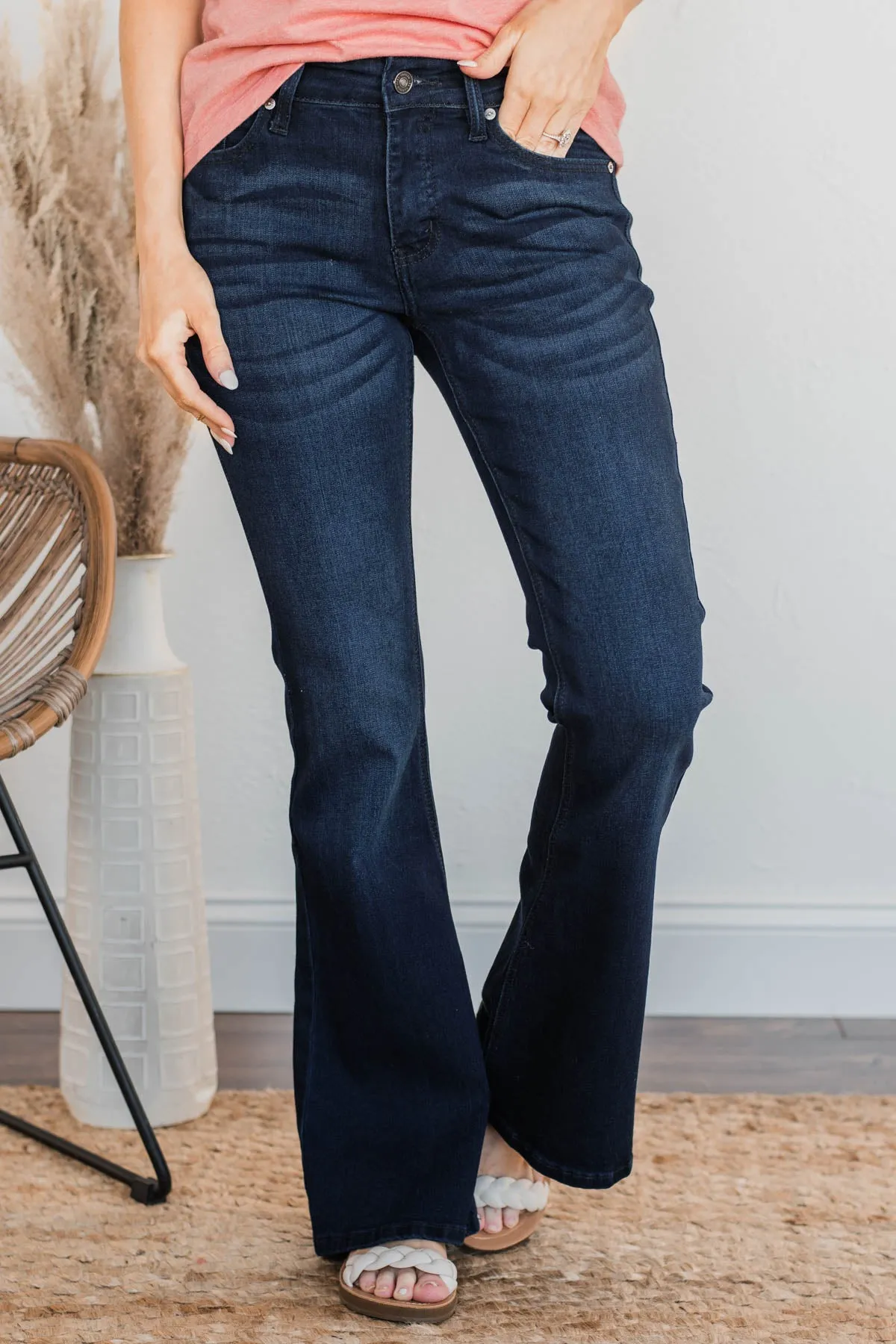 KanCan Jeans- Dark Wash Petite Flare