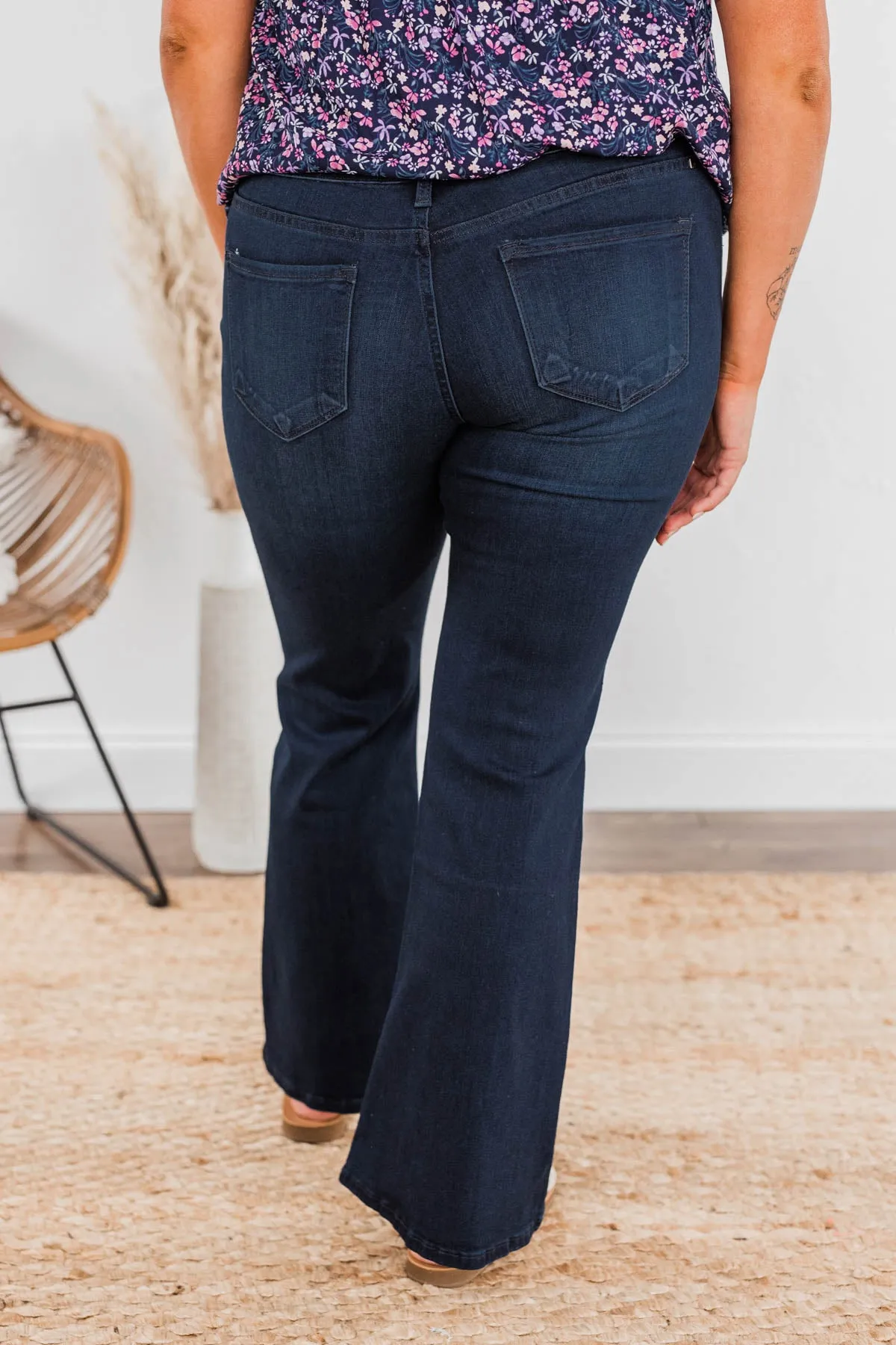 KanCan Jeans- Dark Wash Petite Flare