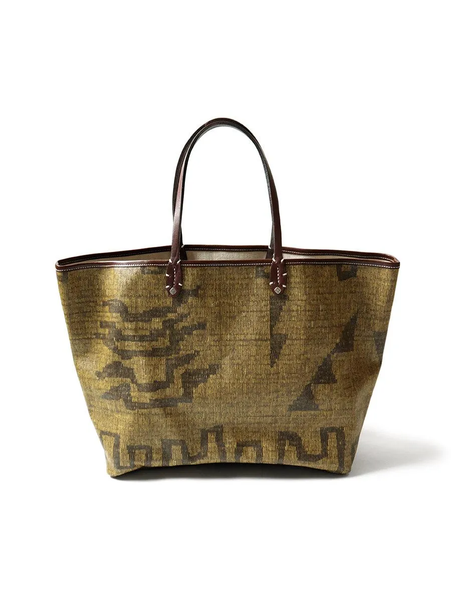 Kapital Hopi basket pattern canvas TOTE BAG (large)