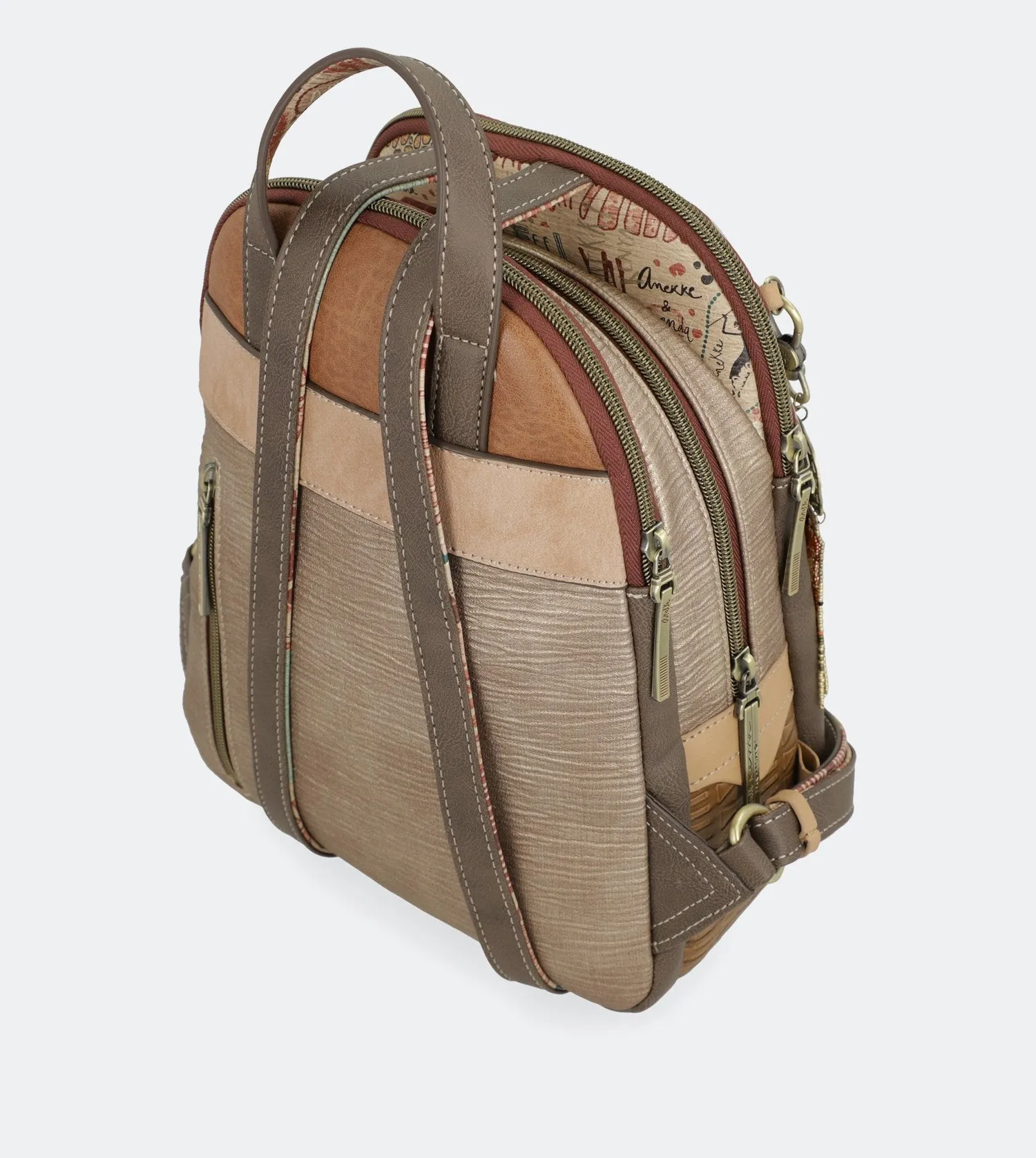 Kenya Backpack with a double zip