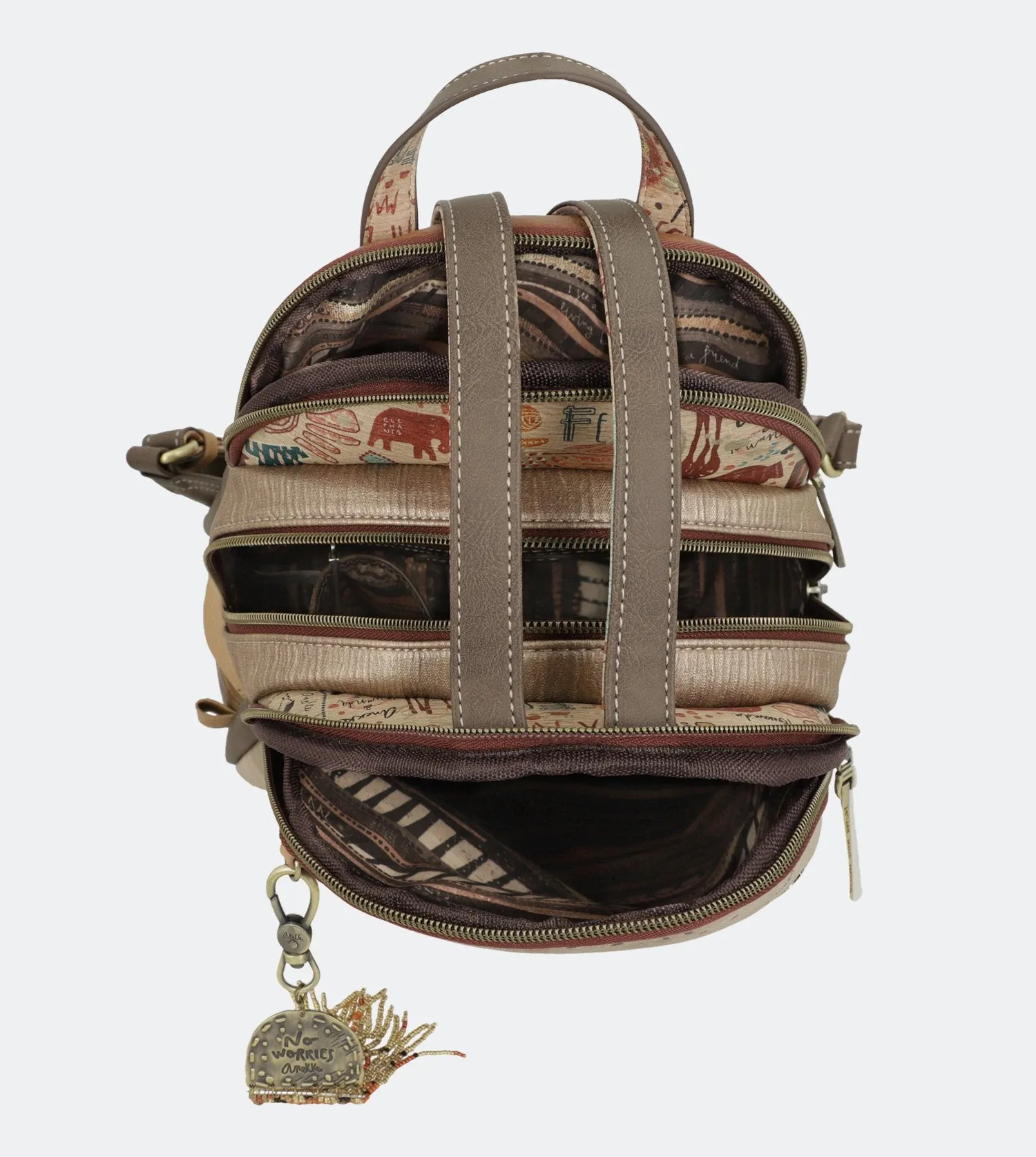 Kenya Backpack with a double zip