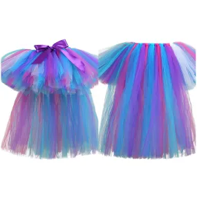 Kid Girl  party dress Headband Cosplay Costume Outfits Halloween Carnival Suit