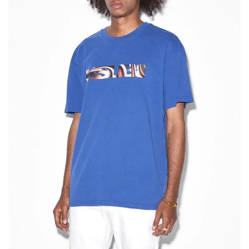 KSUBI  |Crew Neck Street Style Cotton Short Sleeves Oversized Logo