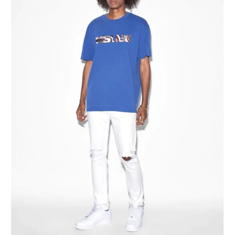 KSUBI  |Crew Neck Street Style Cotton Short Sleeves Oversized Logo