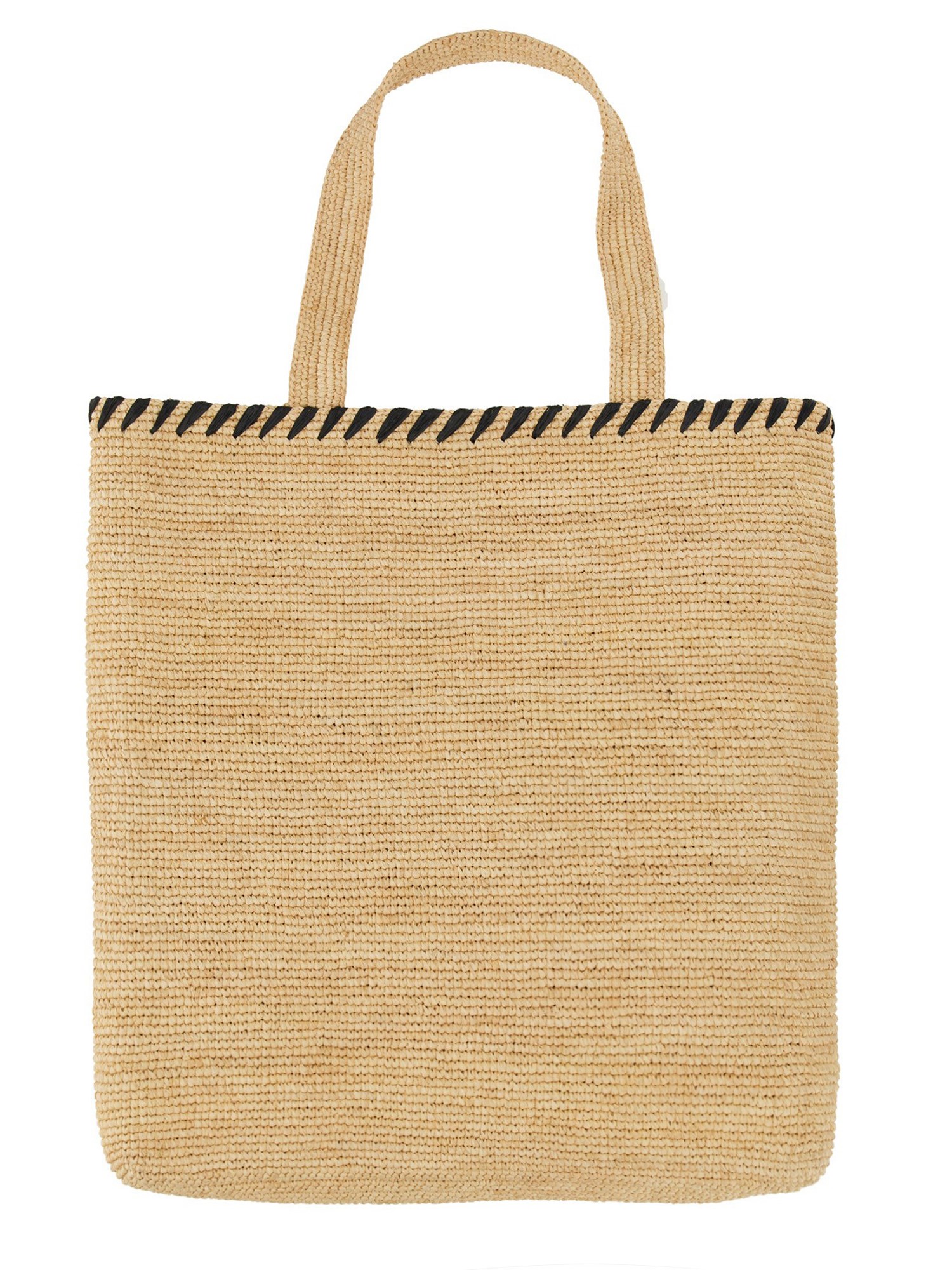 LANVIN    RAFFIA TOTE BAG