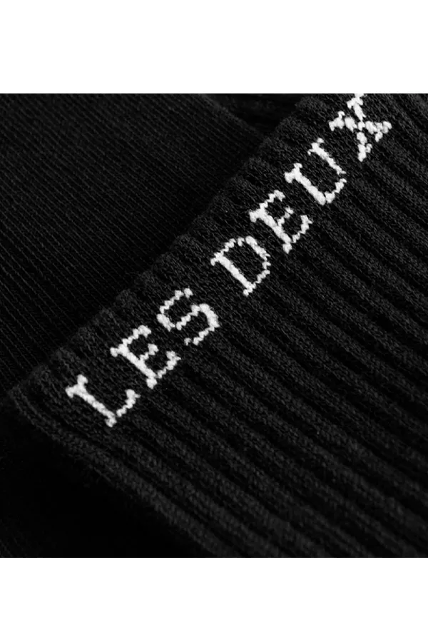 Les Deux Socks 2-Pack Black