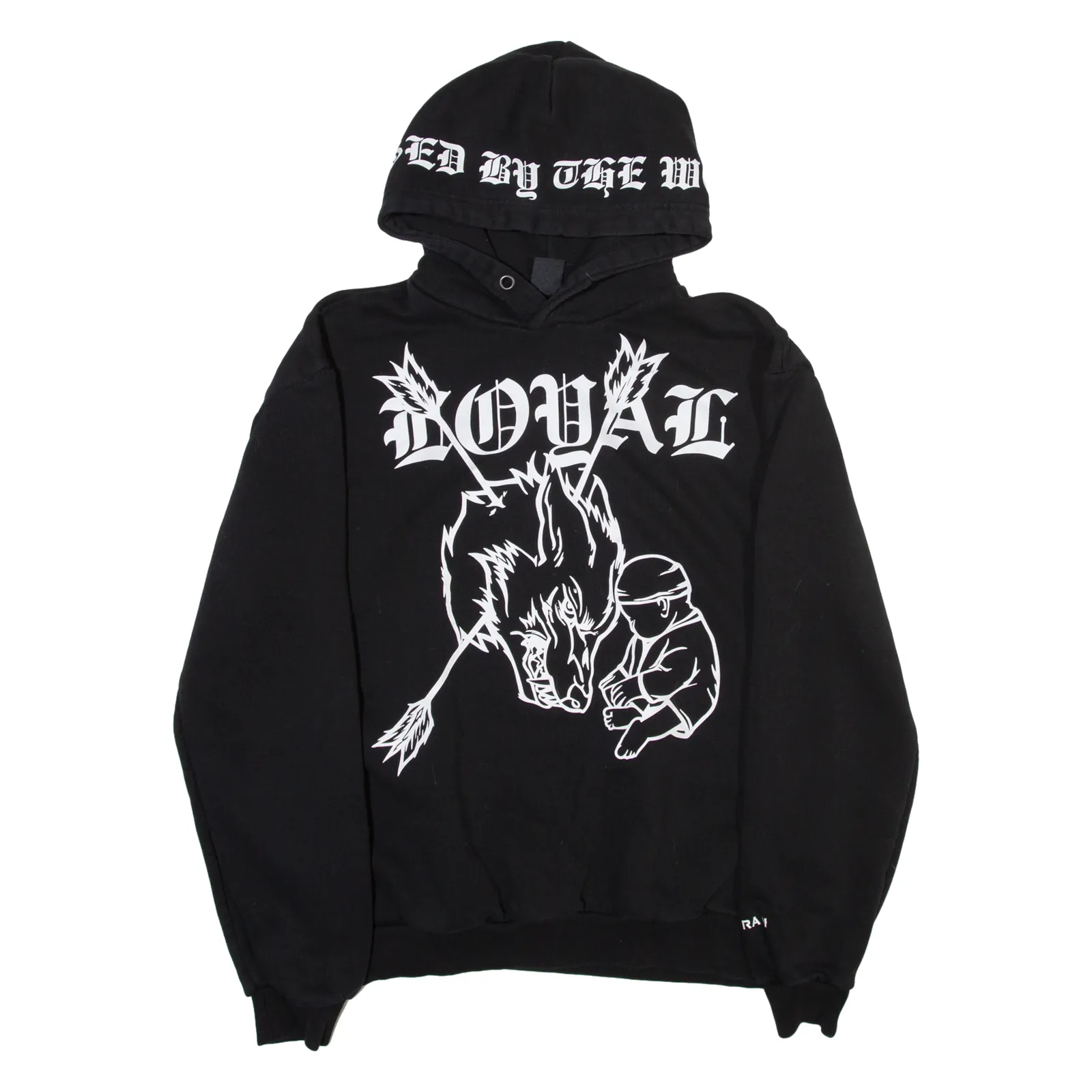 LOYAL Mens Black Hoodie XL