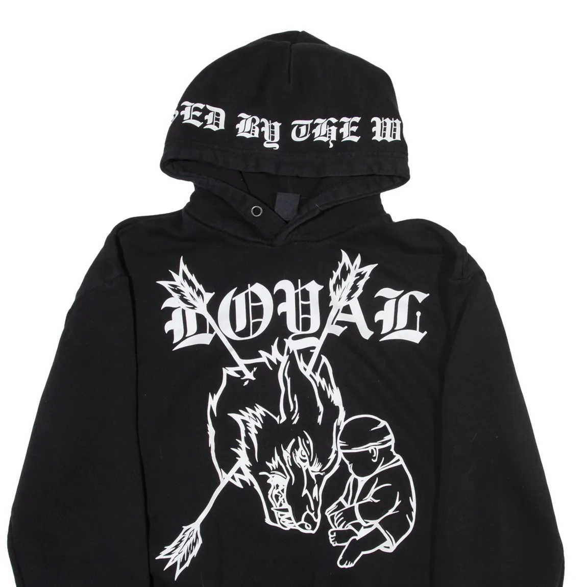 LOYAL Mens Black Hoodie XL