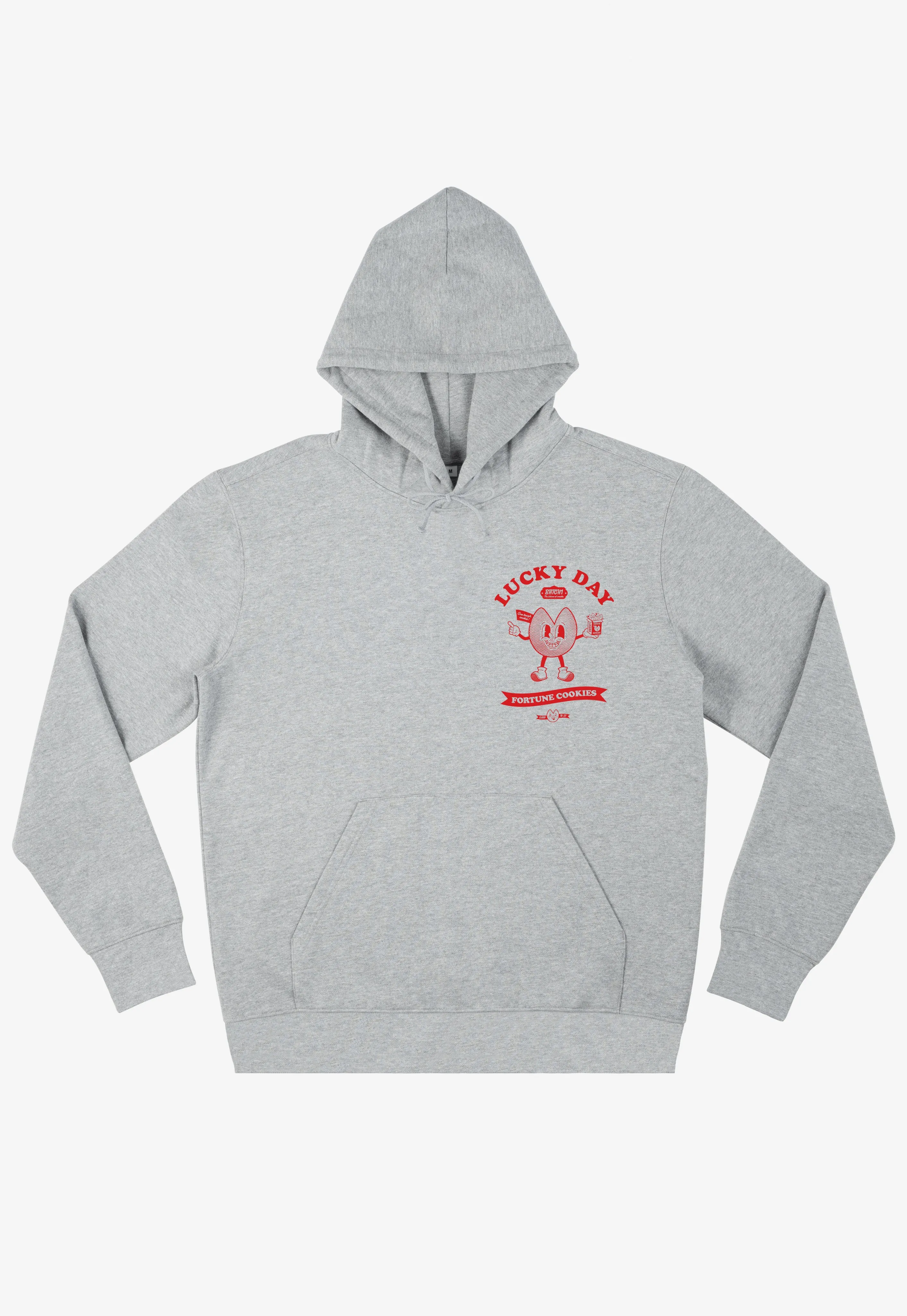 Lucky Day Fortune Cookies Grey Hoodie