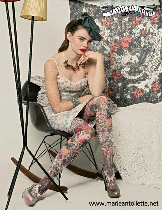 Marie Antoilette Josephine Tights