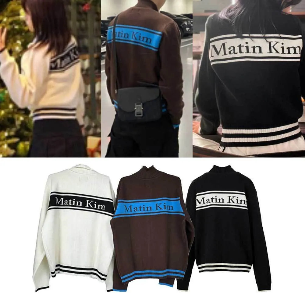 Matin Kim  |Casual Style Wool Street Style Long Sleeves Plain